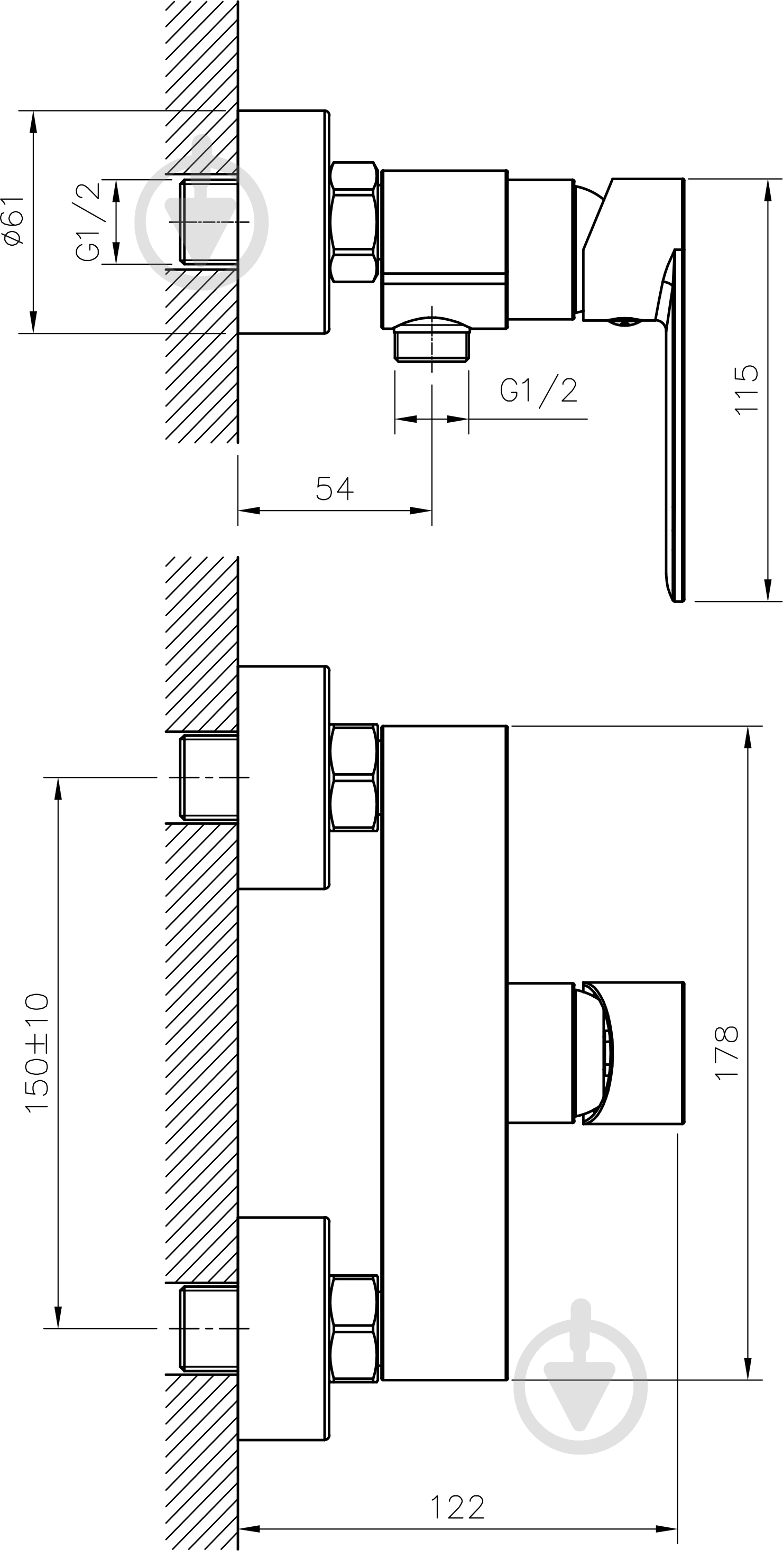 Смеситель для душа ScandiSPA ODIN хром - фото 5 Смеситель для душа ScandiSPA ODIN хром - фото 5