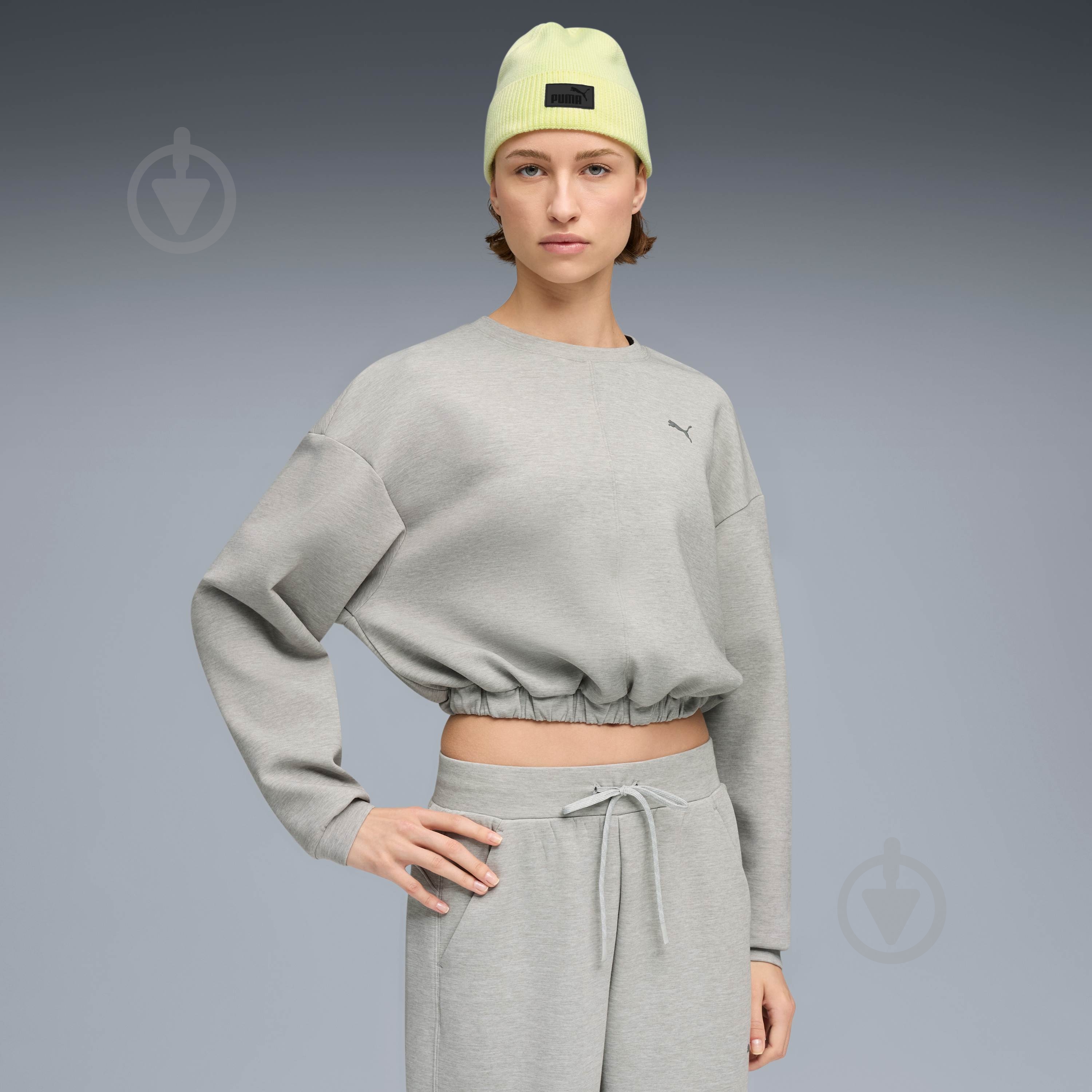 Свитшот Puma CLOUDSPUN CREW 52746104 р.XS серый - фото 1 Свитшот Puma CLOUDSPUN CREW 52746104 р.XS серый - фото 1