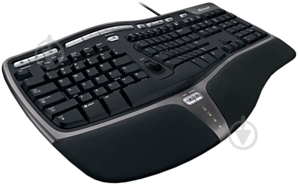 Клавиатура Microsoft Natural Ergonomic Keyboard 4000 USB (B2M-00020) USB black - фото 2