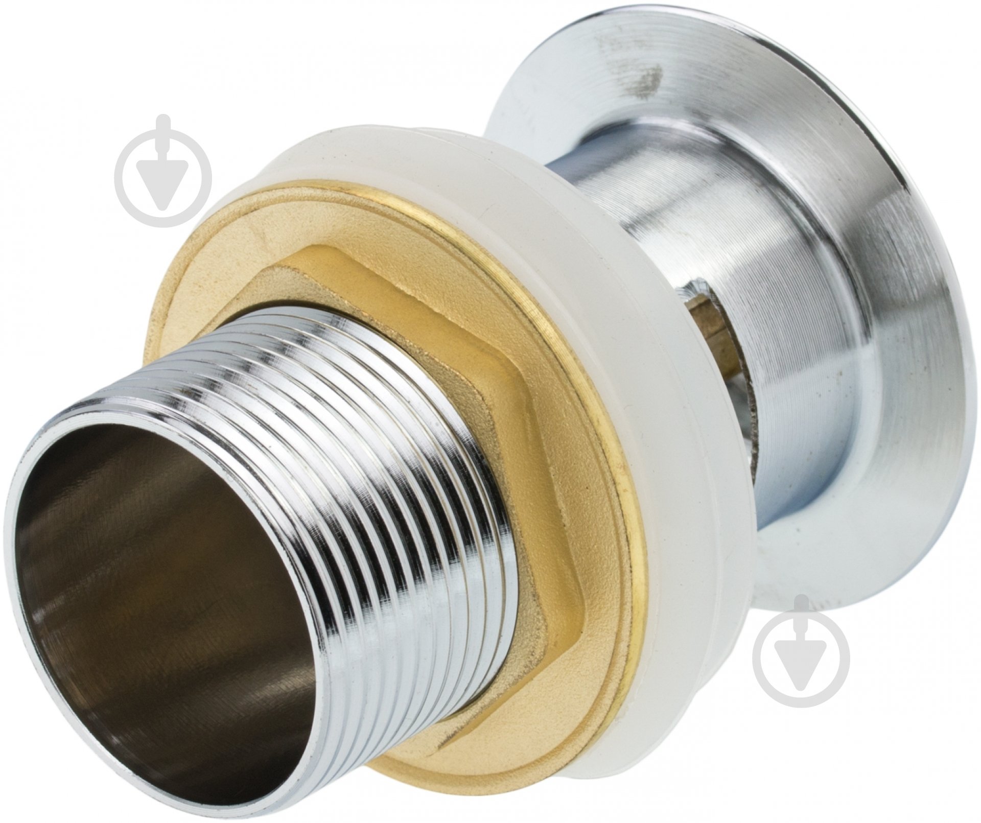 Донный клапан ScandiSPA (Clik clak) для умывальника, латунный корпус с переливом, меленькая крышка - фото 2