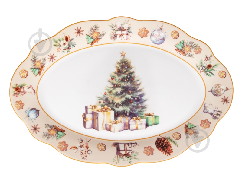 Блюдо Lefard Tender Christmas 30,5 см 985-216 - фото 1 Блюдо Lefard Tender Christmas 30,5 см 985-216 - фото 1