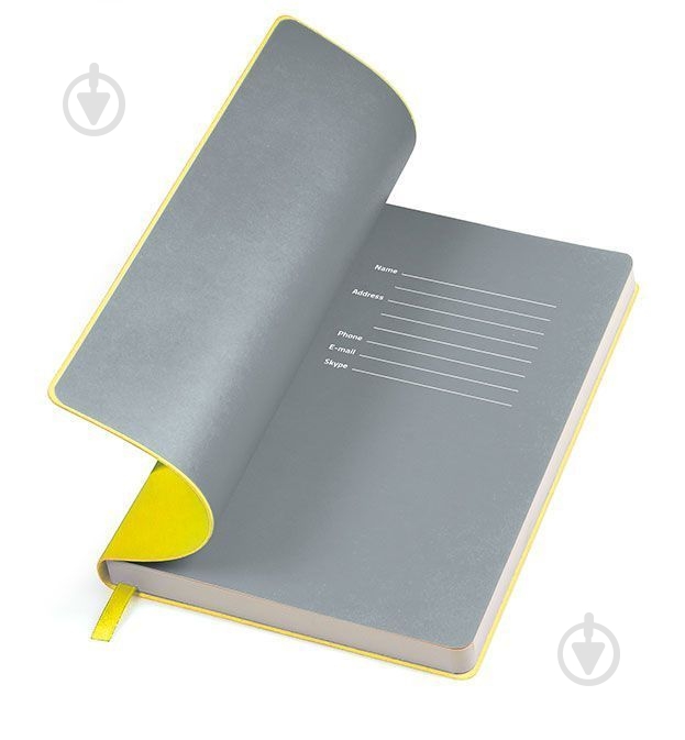 Блокнот для записей FUNKY желтый/серый - фото 2 Блокнот для записей FUNKY желтый/серый - фото 2