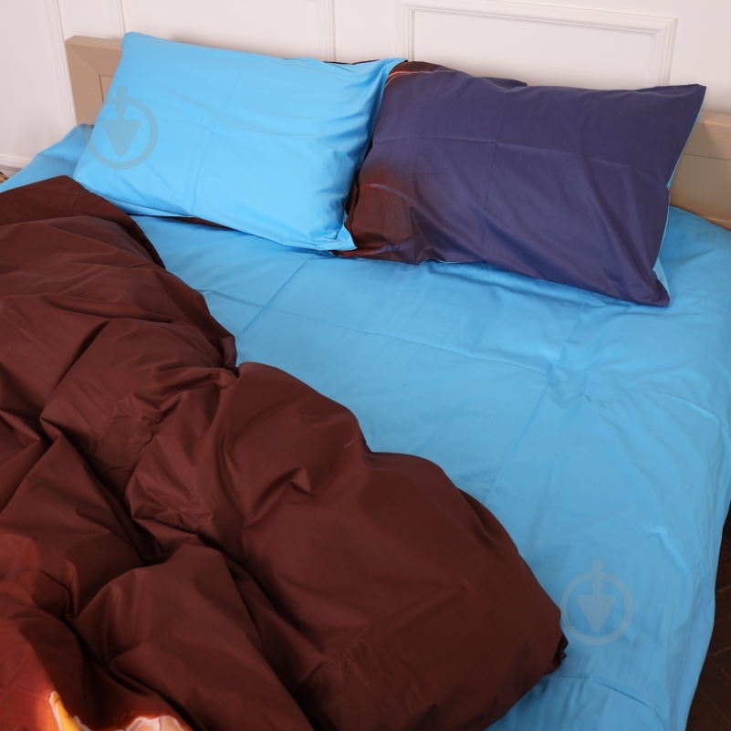 Наволочка сатин 22-1324 Adam 50x70 см голубой/коричневый MirSon - фото 5 Наволочка сатин 22-1324 Adam 50x70 см голубой/коричневый MirSon - фото 5