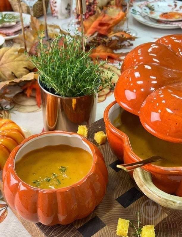 Блюдо с крышкой Lefard Тыква 33х26,5х18 см 927-013 - фото 5 Блюдо с крышкой Lefard Тыква 33х26,5х18 см 927-013 - фото 5