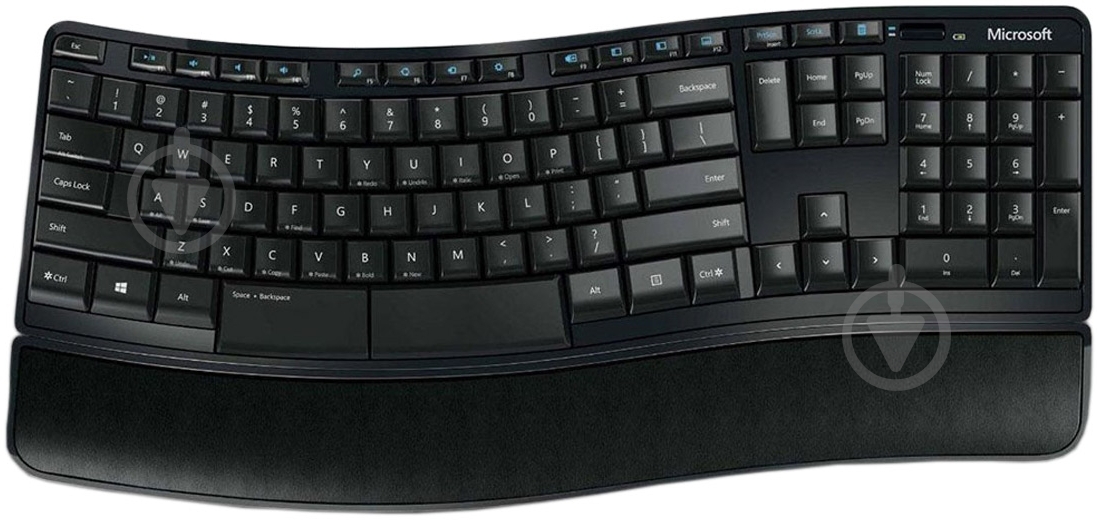 Клавиатура Microsoft Sculpt Comfort Keyboard (V4S-00017) black - фото 1