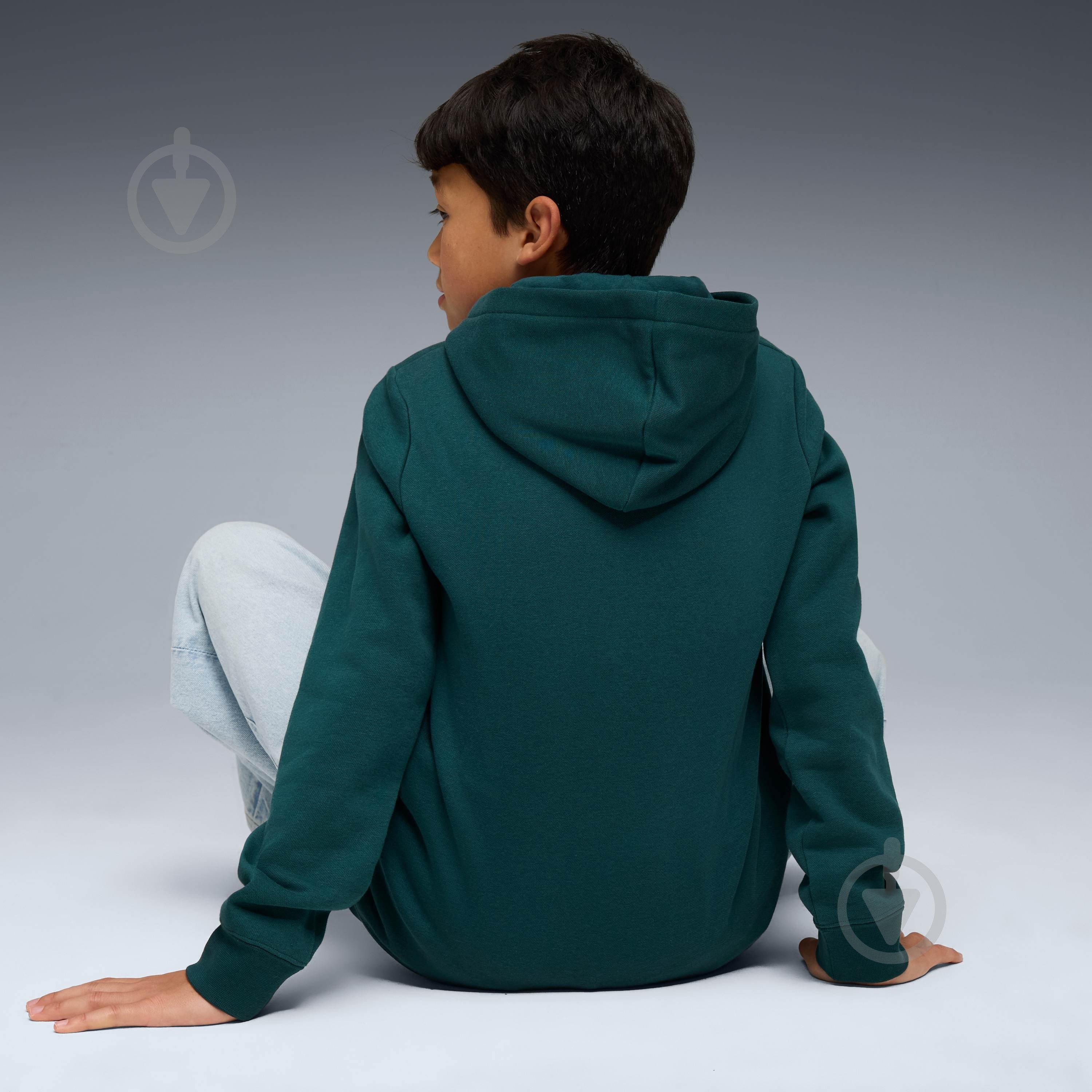 Джемпер Puma ESS No. 1 Logo Hoodie FL B 68490875 зеленый - фото 2 Джемпер Puma ESS No. 1 Logo Hoodie FL B 68490875 зеленый - фото 2