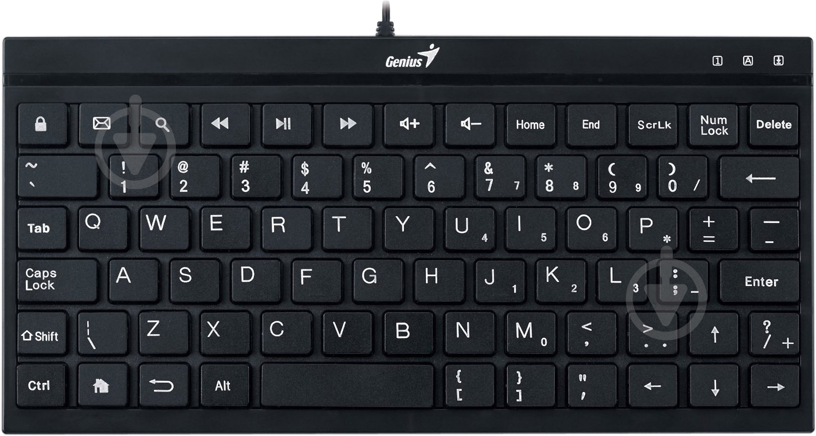 Клавиатура Genius LuxePad A120 (31310061110) USB black - фото 1