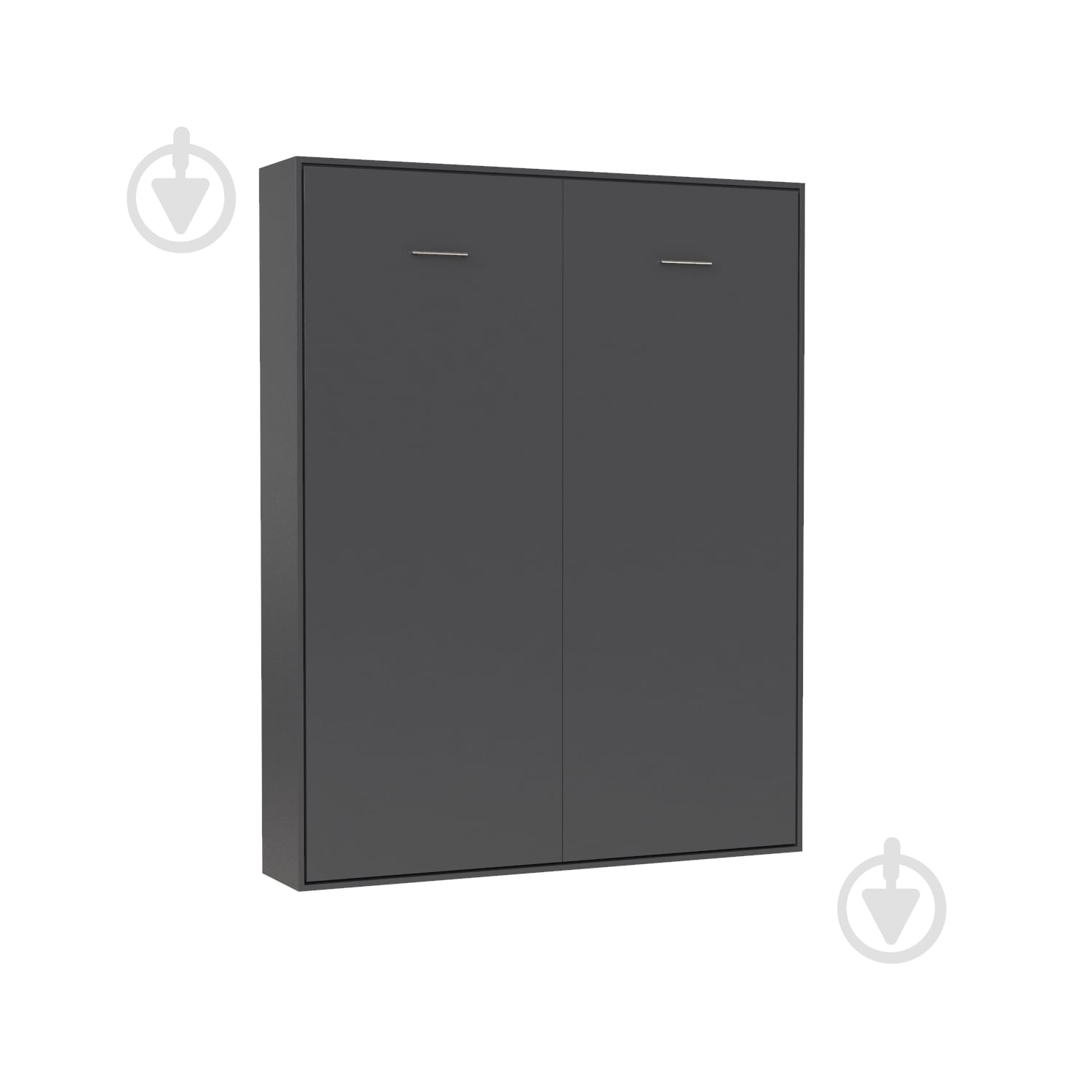 Кровать-шкаф Smartbed 160x200 см антрацит/антрацит - фото 2 Кровать-шкаф Smartbed 160x200 см антрацит/антрацит - фото 2
