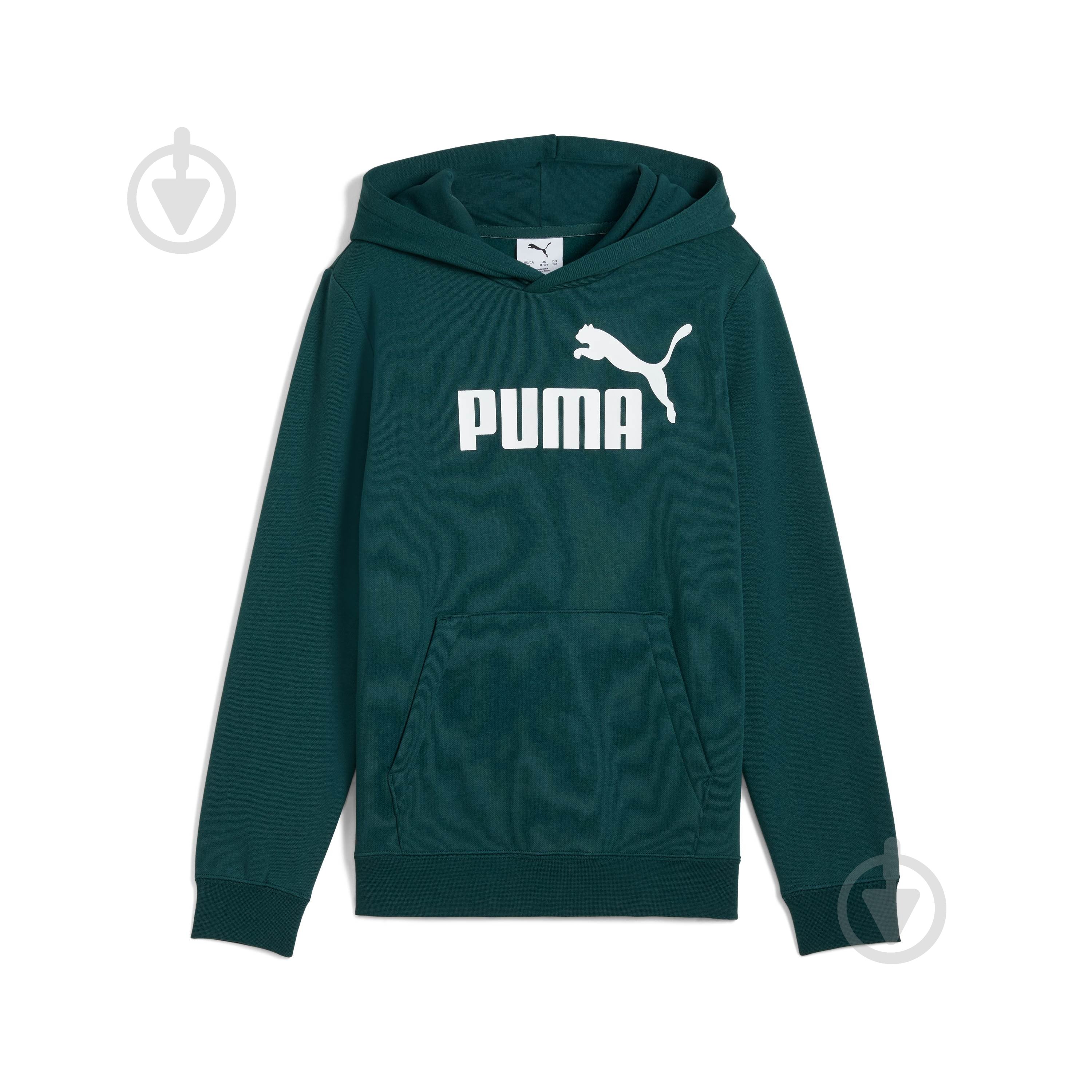 Джемпер Puma ESS No. 1 Logo Hoodie FL B 68490875 зеленый - фото 4 Джемпер Puma ESS No. 1 Logo Hoodie FL B 68490875 зеленый - фото 4