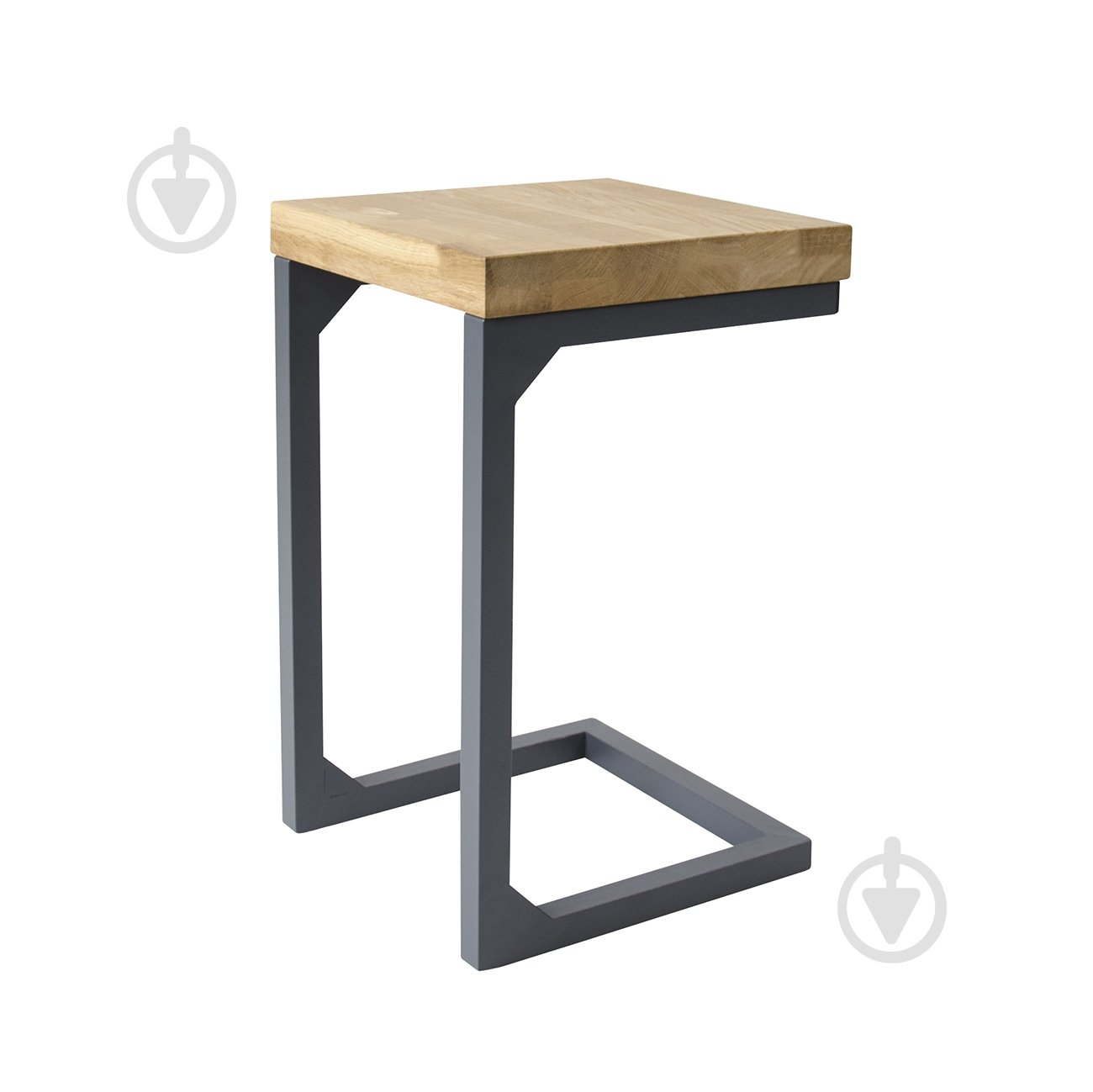 Табурет "Пандо" натуральное дерево графит - фото 2