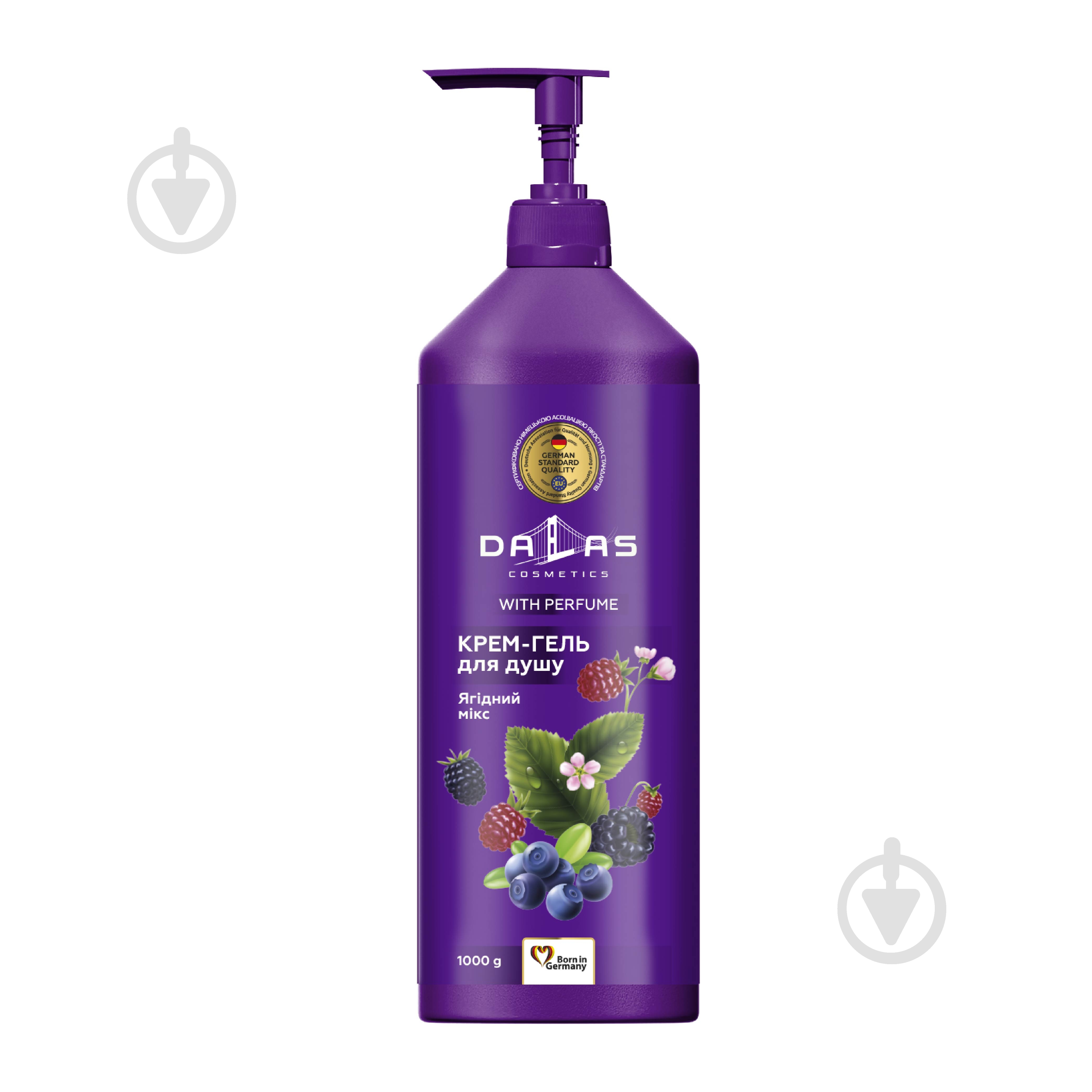 Крем-гель для душа Dalas Ягодный микс 1000 мл - фото 1