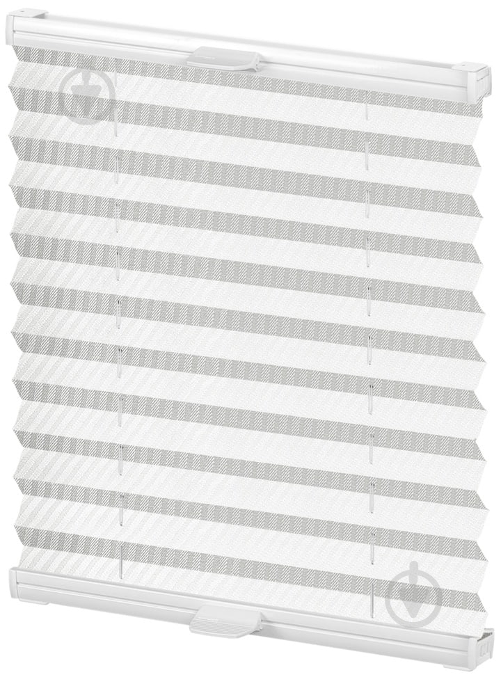 Штора-плиссе Rollotex ткань FUSION 64х70 см Светло-серый - фото 1