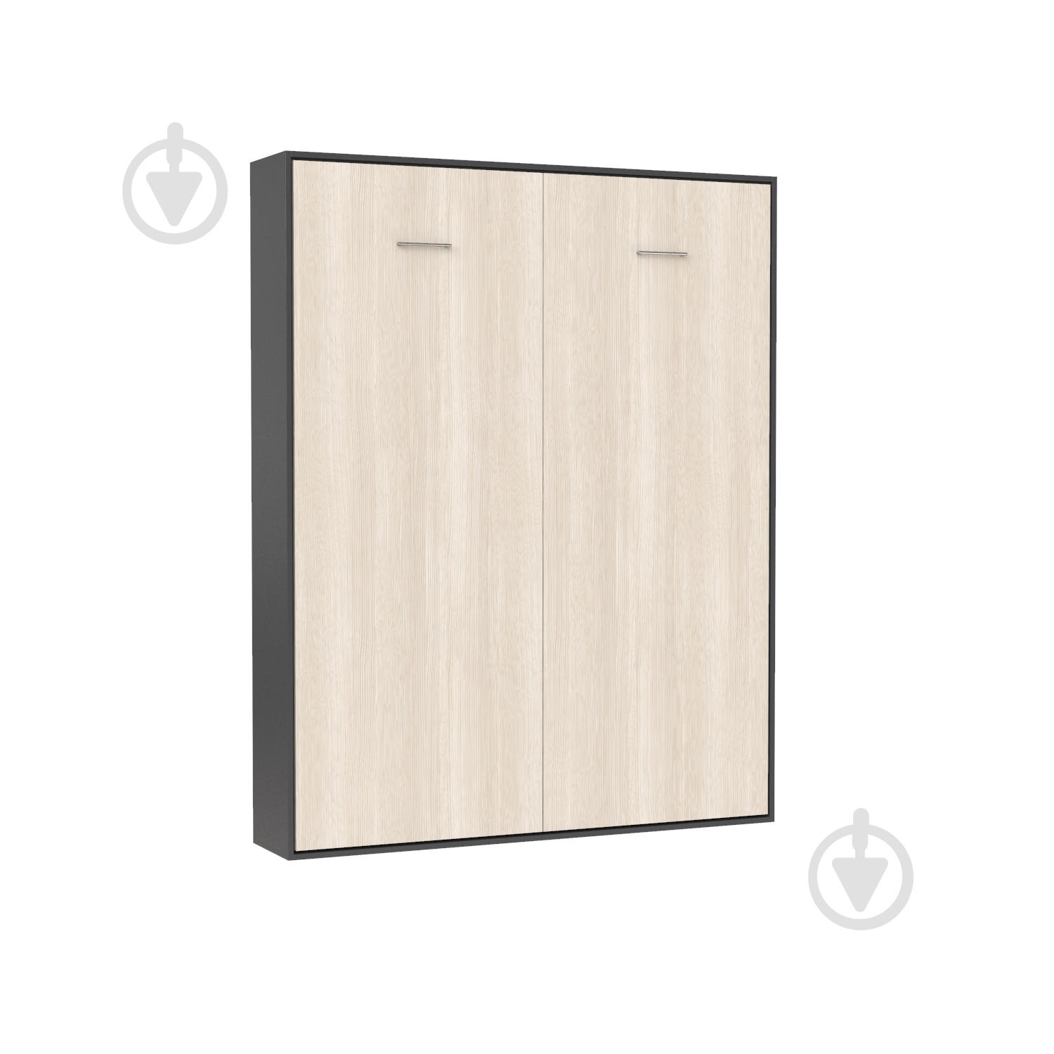 Кровать-шкаф Smartbed 160x200 см антрацит/анжелик - фото 2
