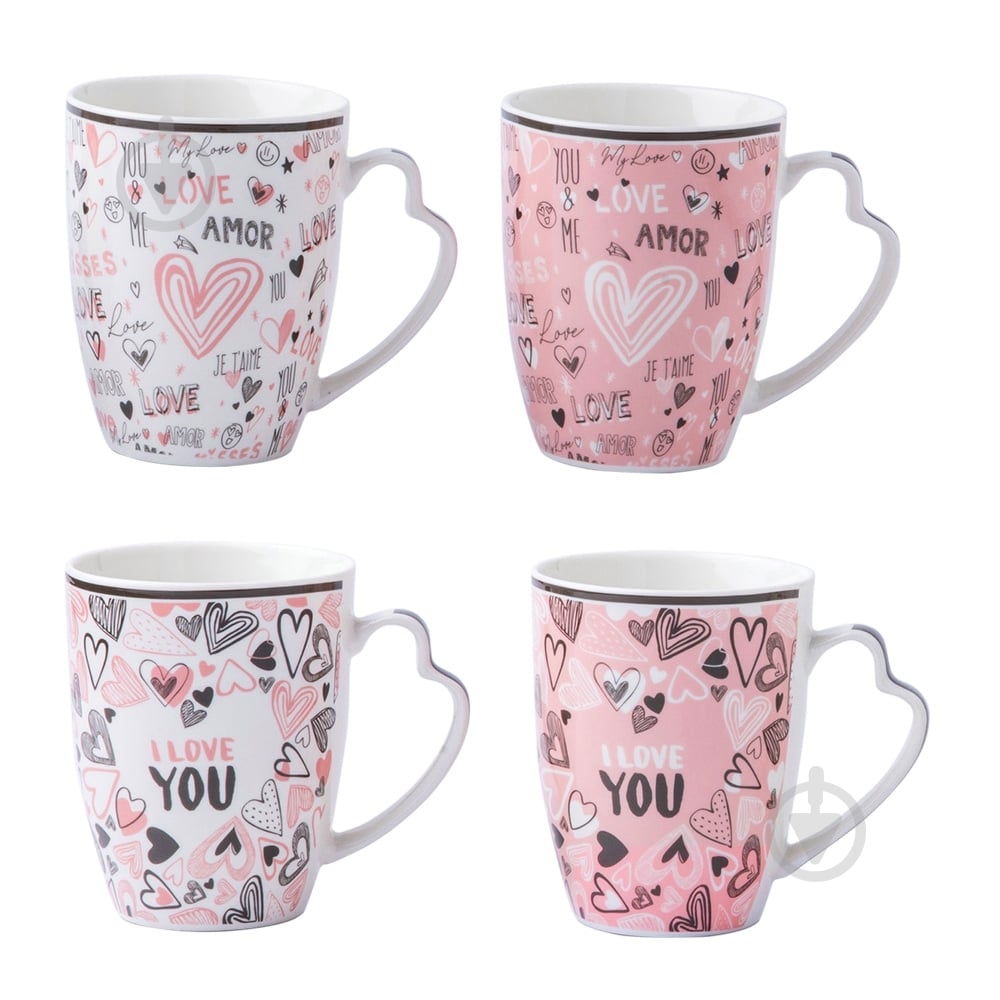 Чашка Vittora Любовь 340мл VT-C-124340 - фото 1 Чашка Vittora Любовь 340мл VT-C-124340 - фото 1