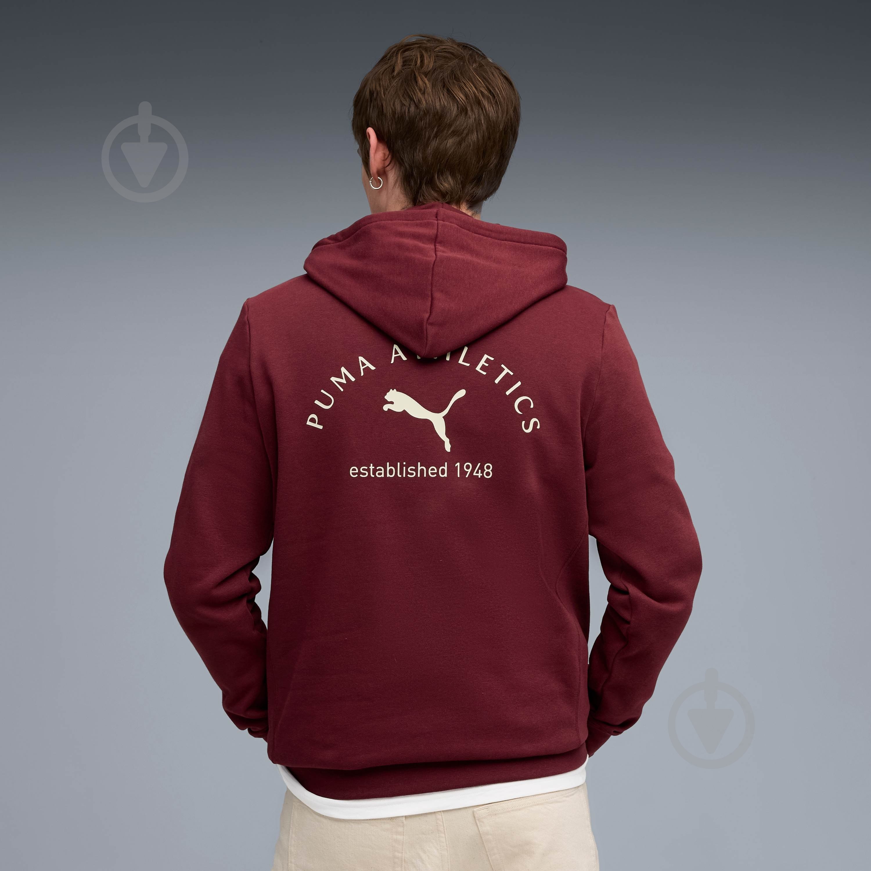 Джемпер Puma PUMA CLASS Graphic Hoodie FL 68822196 р.2XL бордовый - фото 2 Джемпер Puma PUMA CLASS Graphic Hoodie FL 68822196 р.2XL бордовый - фото 2