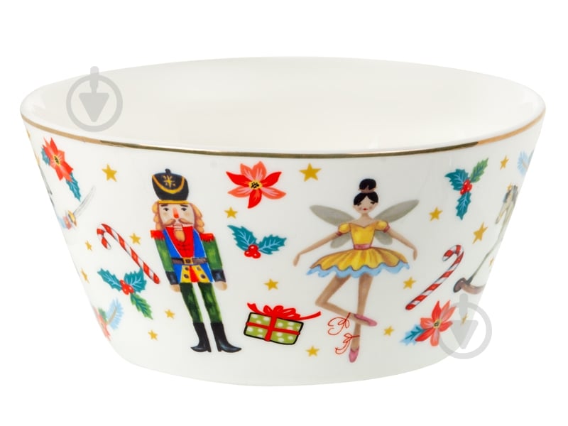 Набір салатників Lefard White Christmas 14 см 2 шт 922-101 - фото 3 Набір салатників Lefard White Christmas 14 см 2 шт 922-101 - фото 3