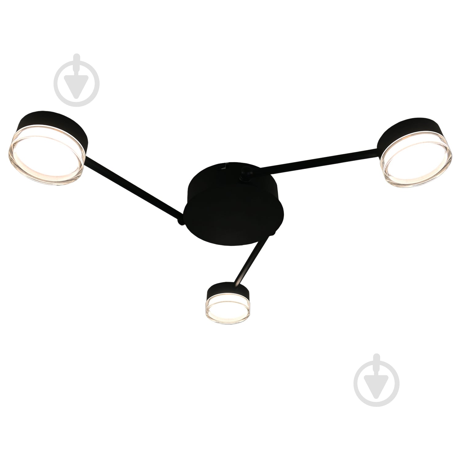 Люстра стельова Victoria Lighting 3x12 Вт GX53 чорний Best/PL3 black - фото 1
