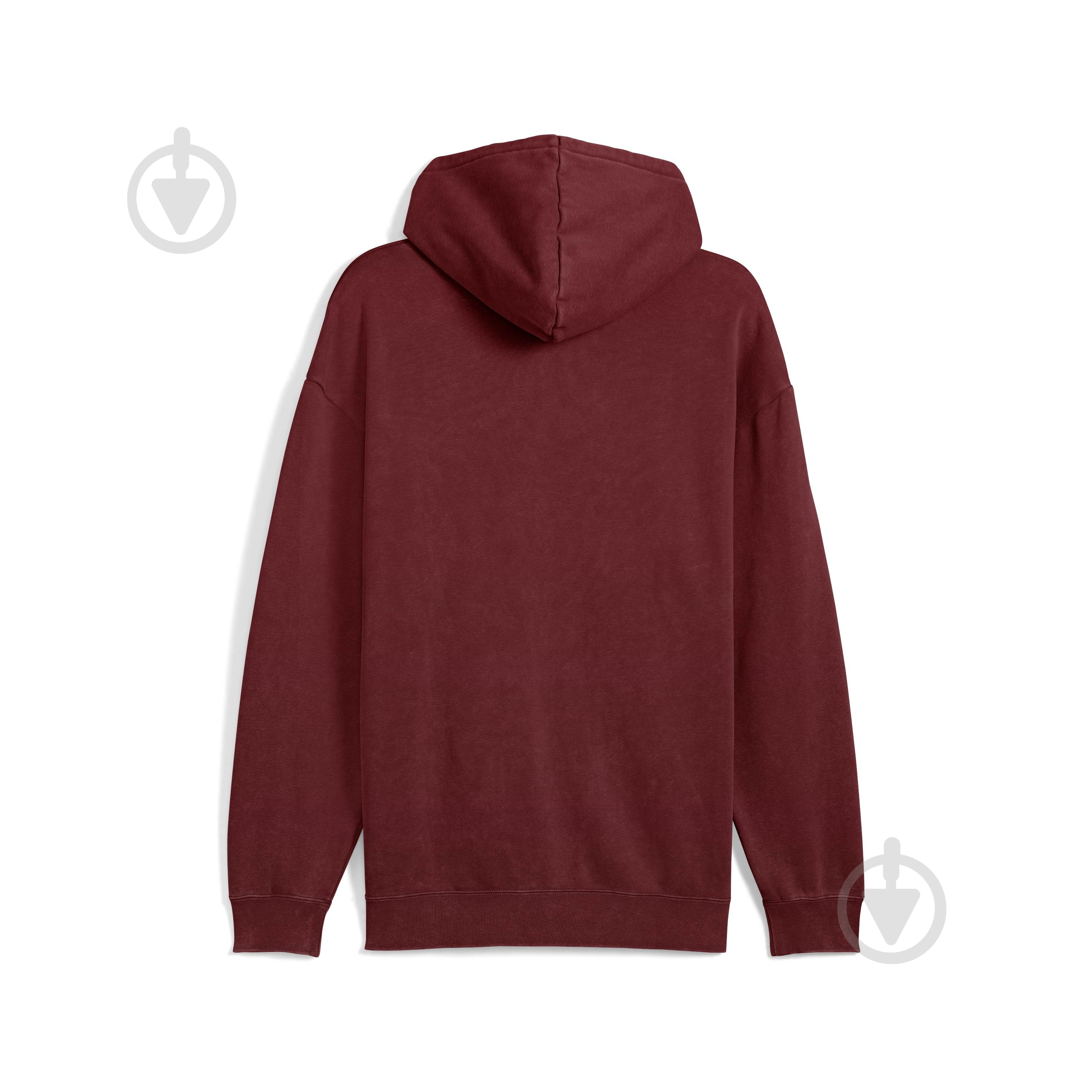 Джемпер Puma ESS ELEVATED Relaxed Wash Hoodie FL 68804996 р.2XL бордовий - фото 5