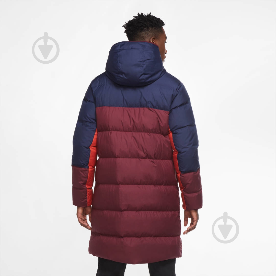 Пуховик чоловічий зимовий Nike M NSW DWN FIL WR PARKA SHLD CU4408-410 р.S червоний із синім - фото 5