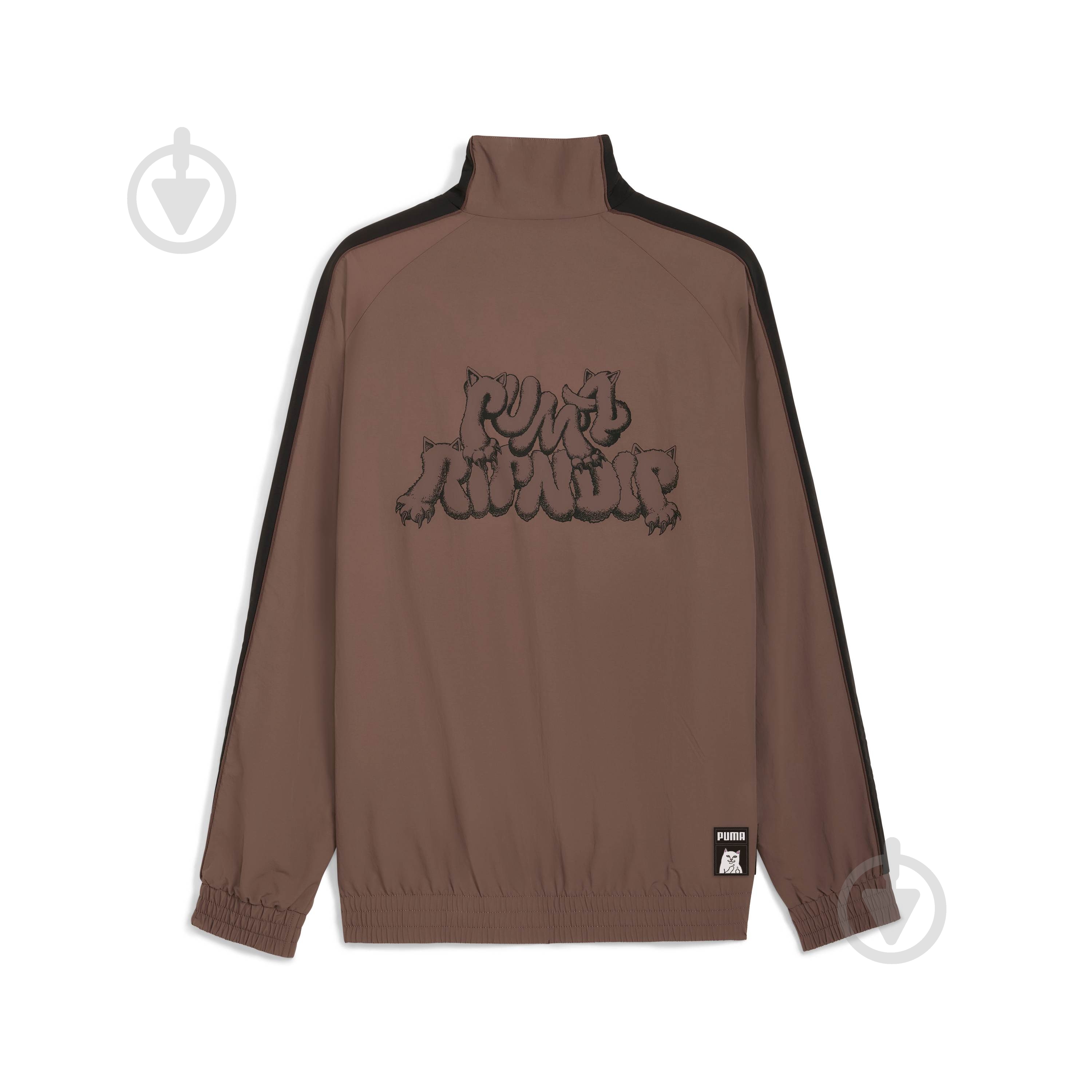 Джемпер Puma PUMA X RIPNDIP T7 Oversized Track Jacket WV 63241841 р.2XL коричневий - фото 7 Джемпер Puma PUMA X RIPNDIP T7 Oversized Track Jacket WV 63241841 р.2XL коричневий - фото 7