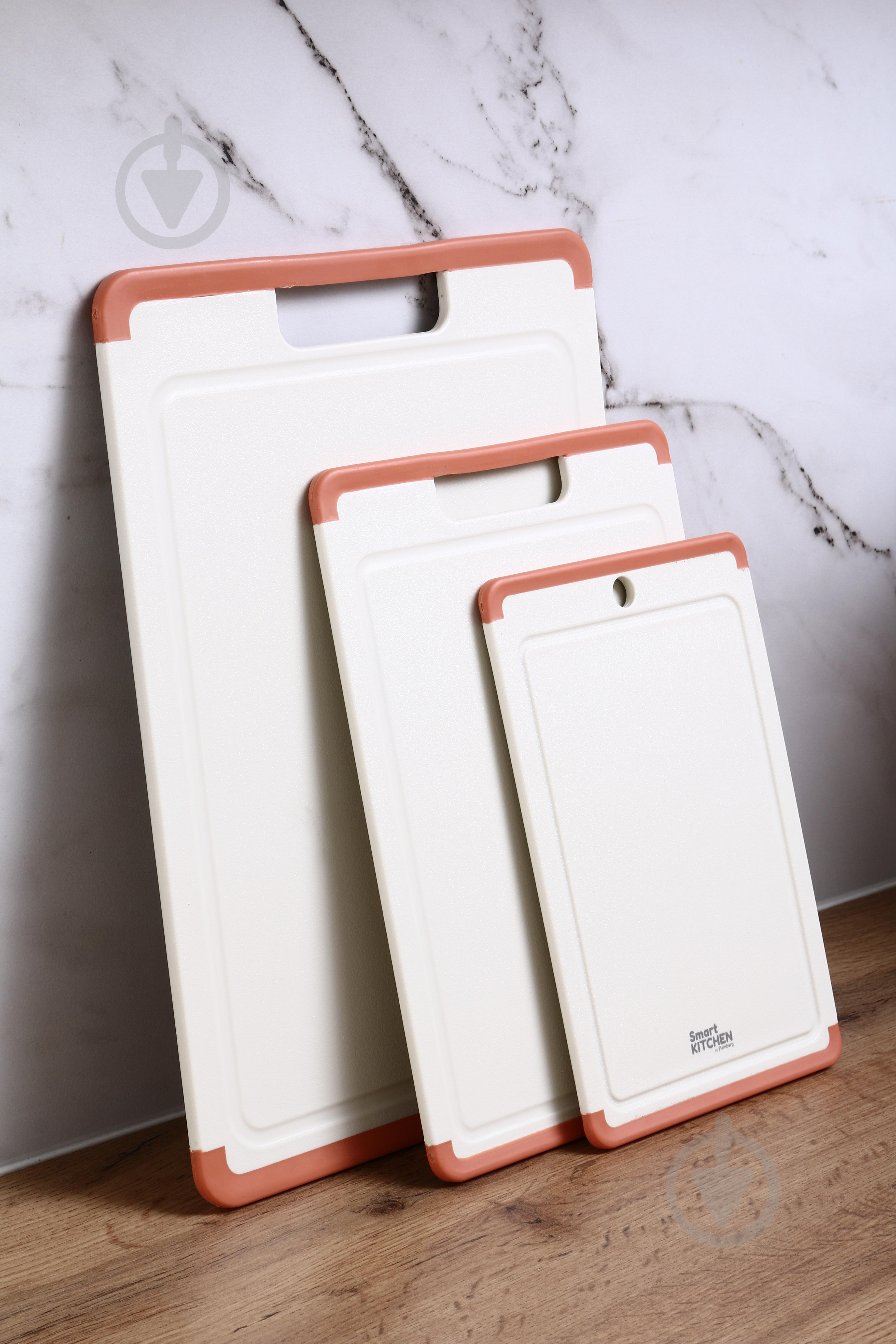 ᐉ Дошка кухонна Smart Kitchen by Flamberg Terracotta 24x16x0,8 см