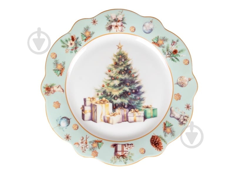 Тарелка обеденная Lefard Tender Christmas 22 см 985-214 - фото 1 Тарелка обеденная Lefard Tender Christmas 22 см 985-214 - фото 1