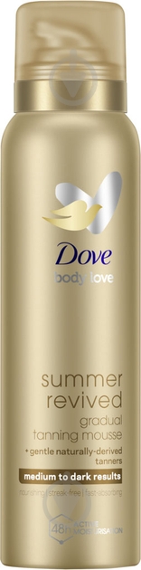 Мусс-автозагар Dove Summer Revived от среднего до темного 150 мл - фото 1