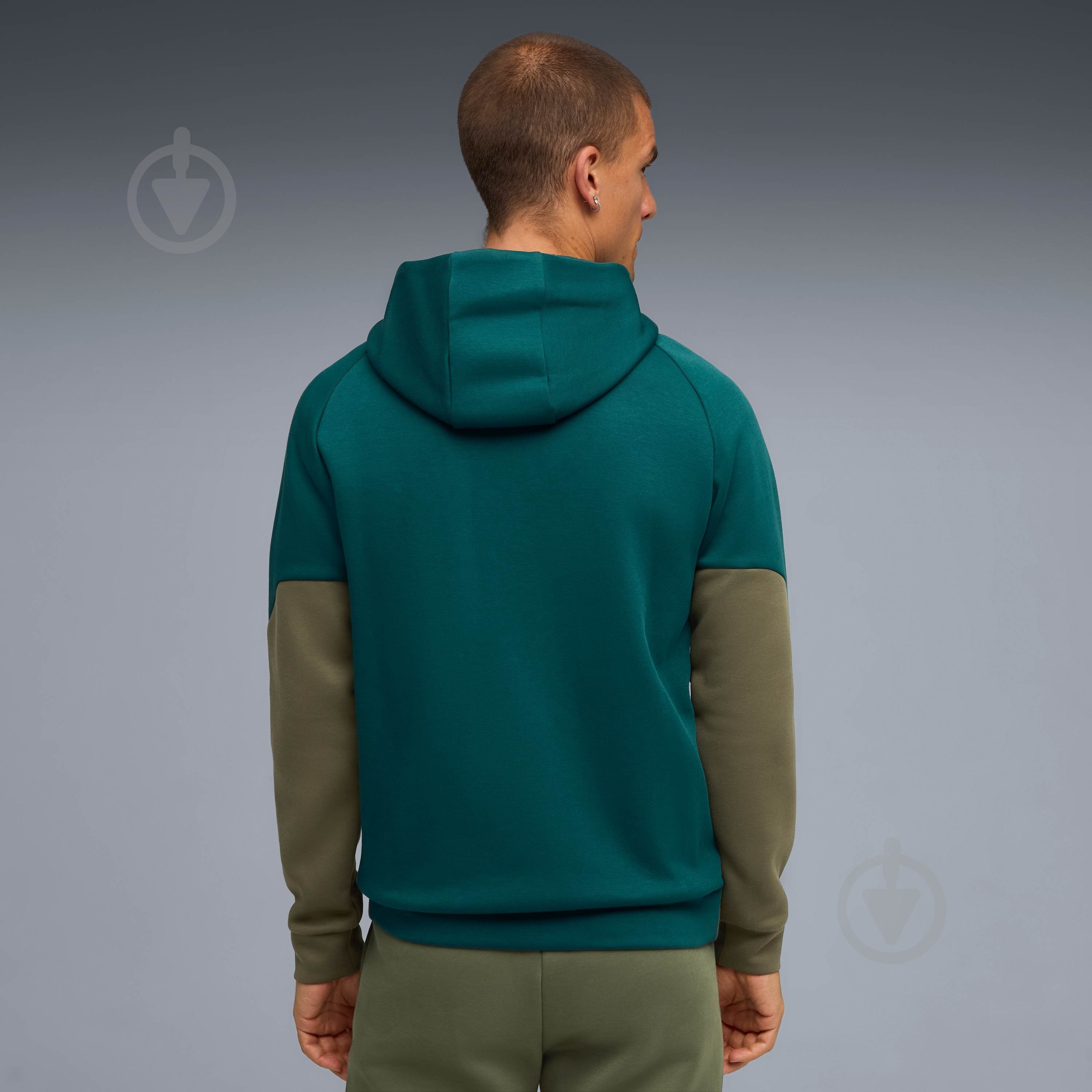 Джемпер Puma MCFC PUMATECH FZ Hoodie 78265626 р.2XL зелений - фото 2 Джемпер Puma MCFC PUMATECH FZ Hoodie 78265626 р.2XL зелений - фото 2