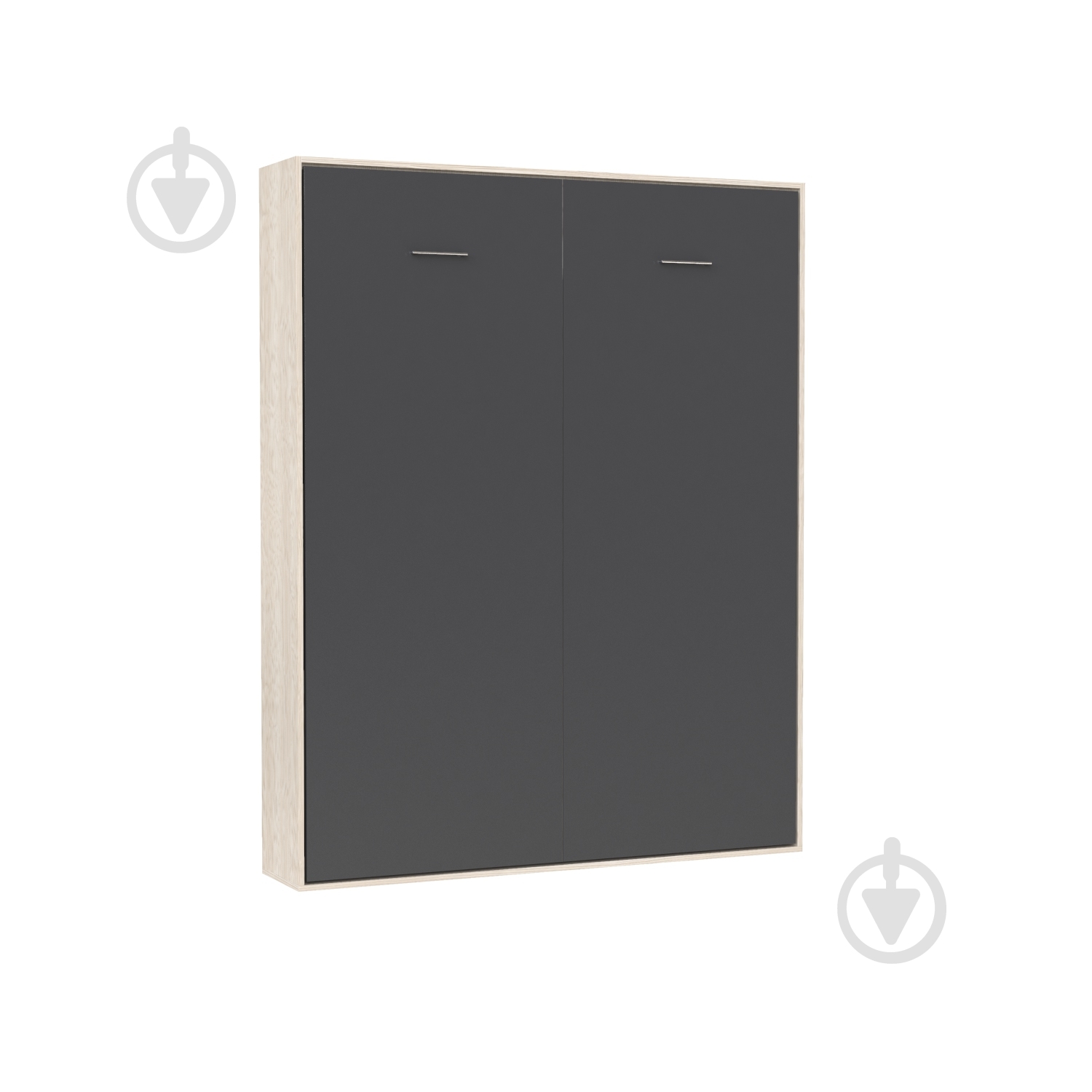 Кровать-шкаф Smartbed 160x200 см анжелик/антрацит - фото 2
