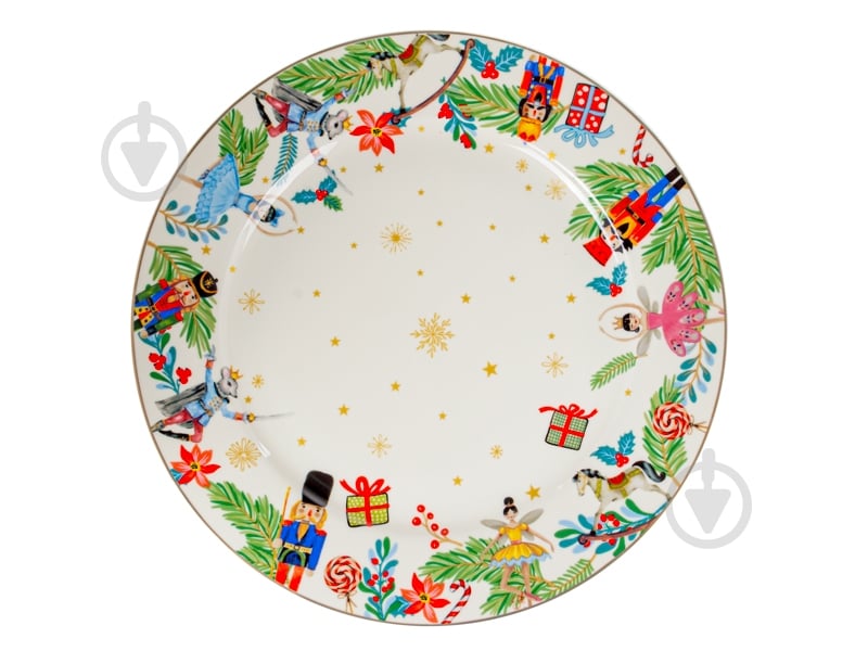 Набор тарелок подставных Lefard White Christmas 27 см 6 шт. 922-102 - фото 3 Набор тарелок подставных Lefard White Christmas 27 см 6 шт. 922-102 - фото 3