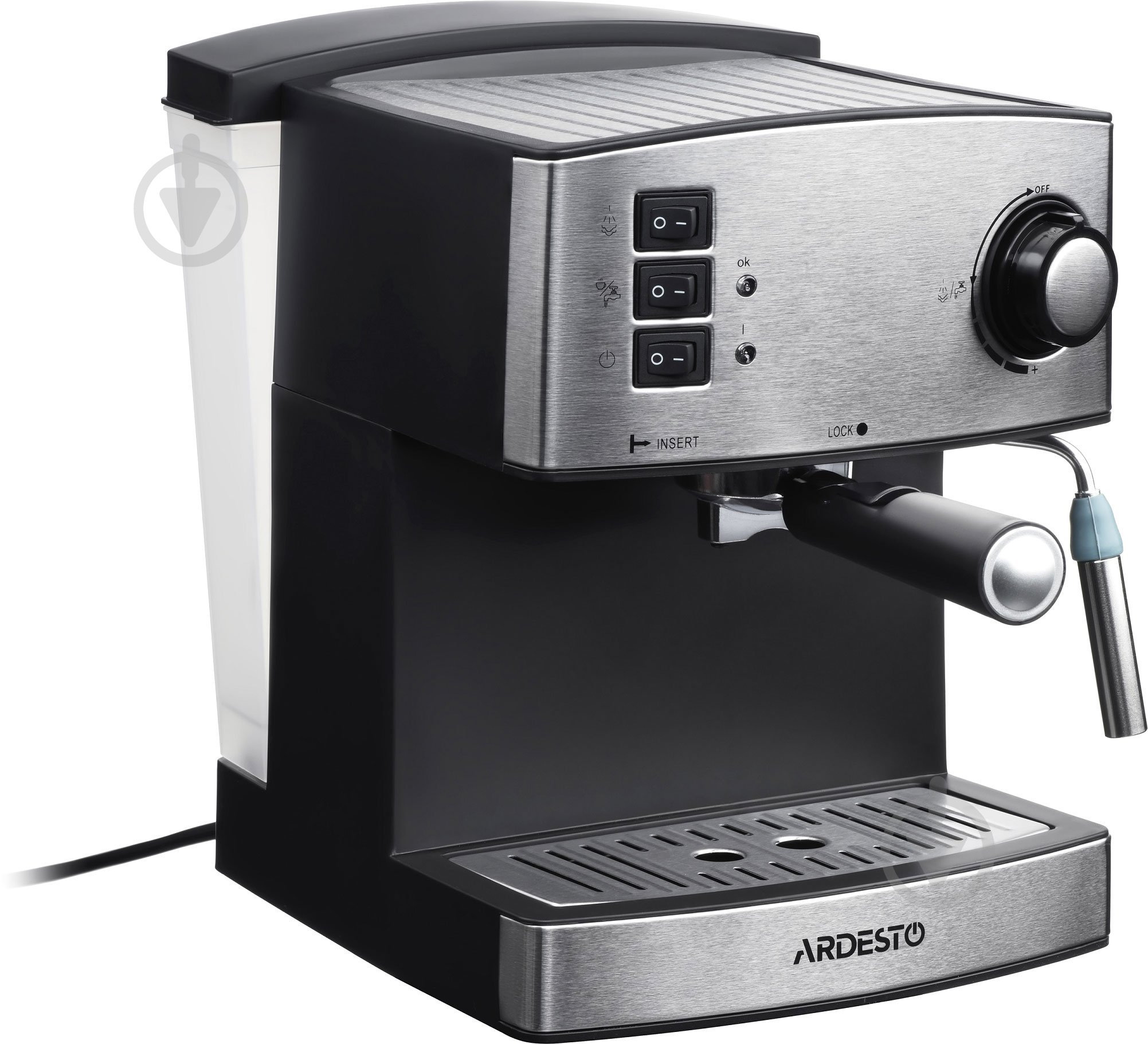 Кофеварка рожковая Ardesto YCM-E1600 - фото 2 Кофеварка рожковая Ardesto YCM-E1600 - фото 2