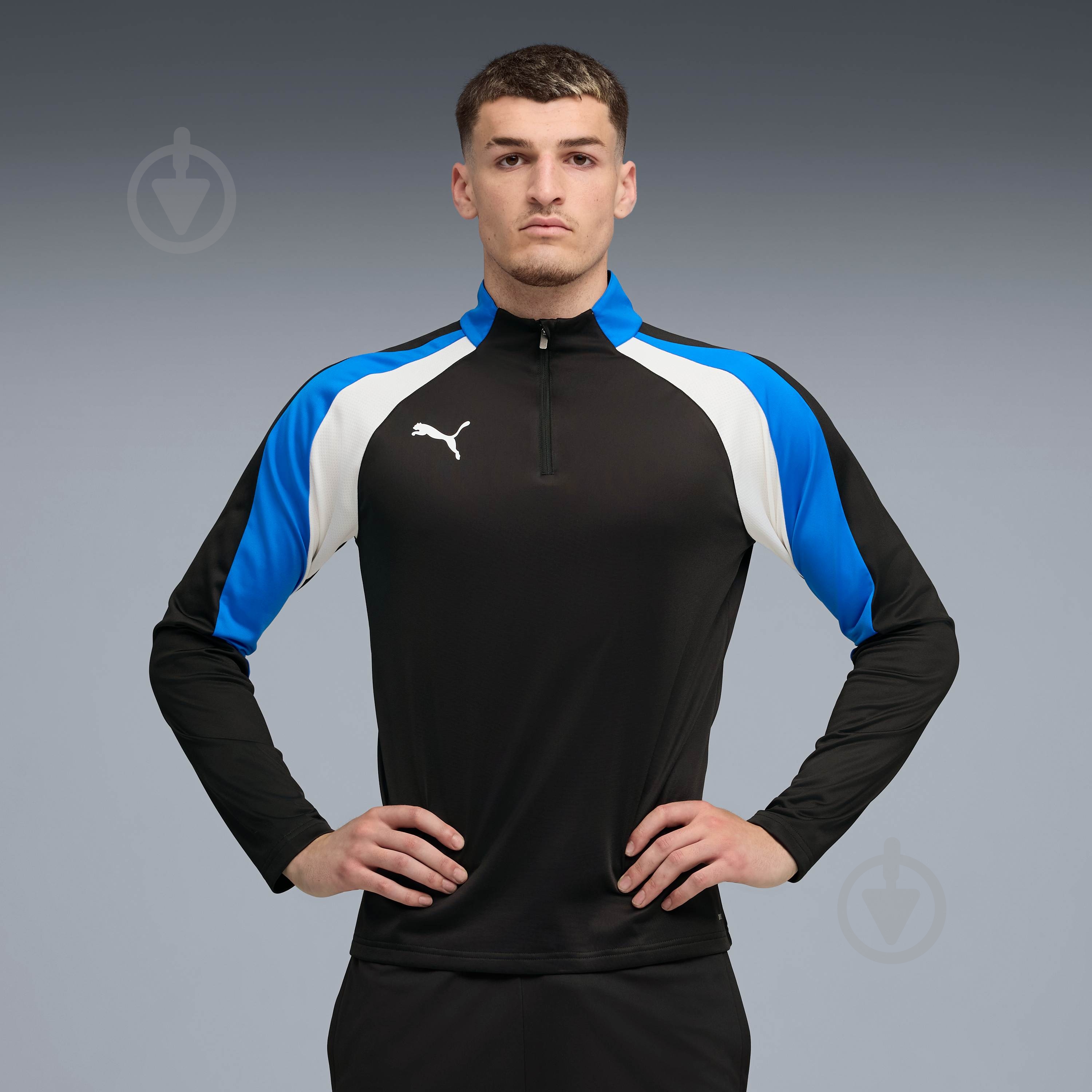 Джемпер Puma INDIVIDUALLIGA 1/4 ZIP TOP 65951509 р.2XL синий - фото 1 Джемпер Puma INDIVIDUALLIGA 1/4 ZIP TOP 65951509 р.2XL синий - фото 1