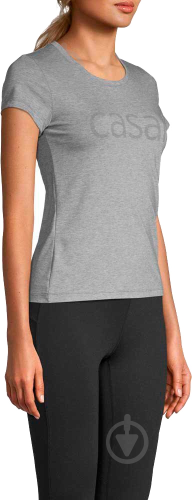 Футболка Casall Logo Tee 19176-920 р.M серый - фото 3 Футболка Casall Logo Tee 19176-920 р.M серый - фото 3