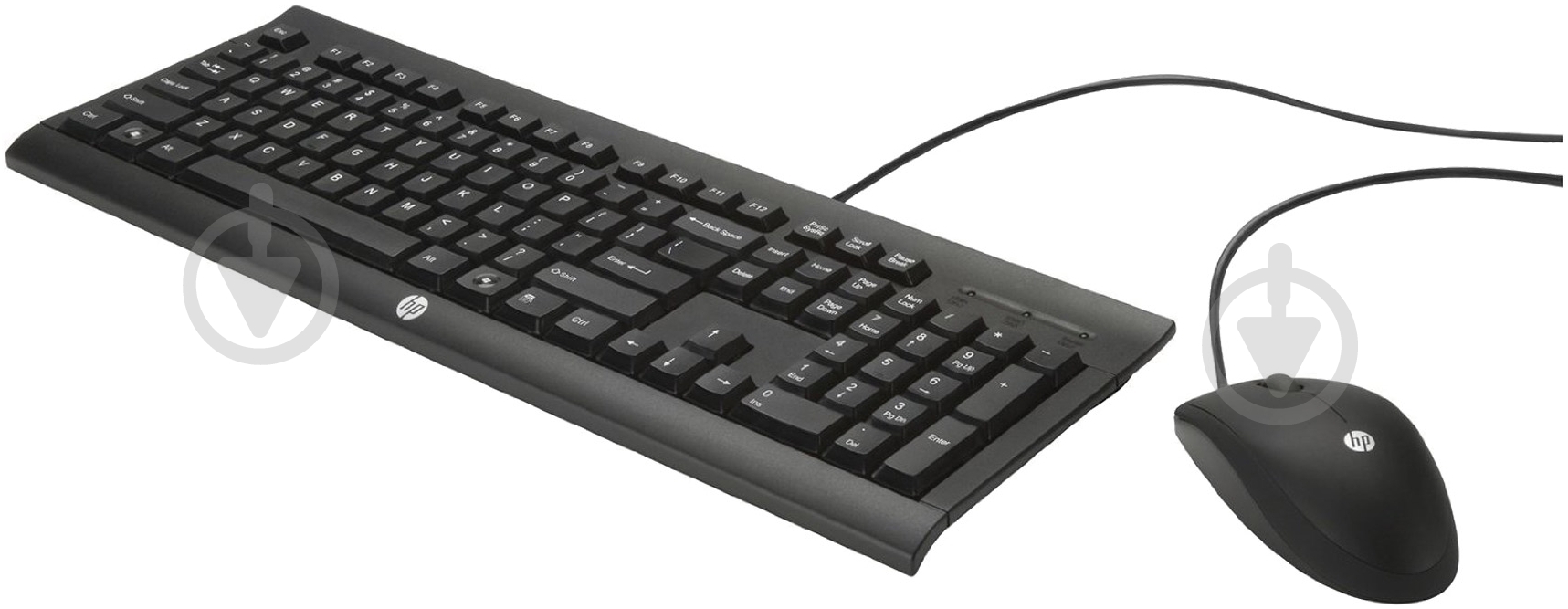Комплект клавиатура + мышь HP Wired Combo C2500 black (H3C53AA) - фото 2