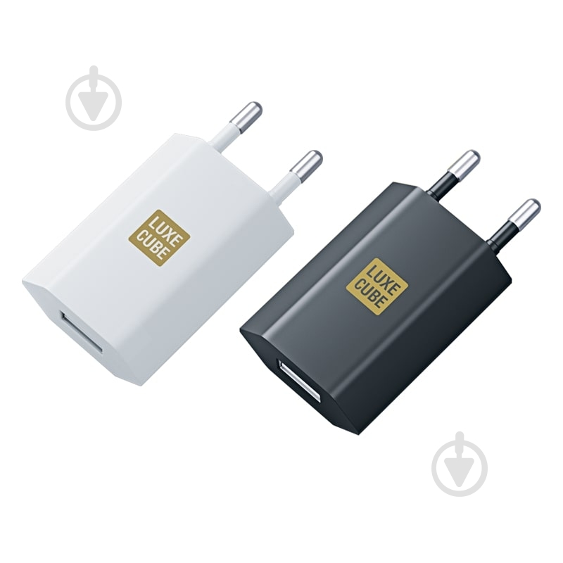Зарядний пристрій Luxe Cube 1А чорний - фото 2 Зарядний пристрій Luxe Cube 1А чорний - фото 2