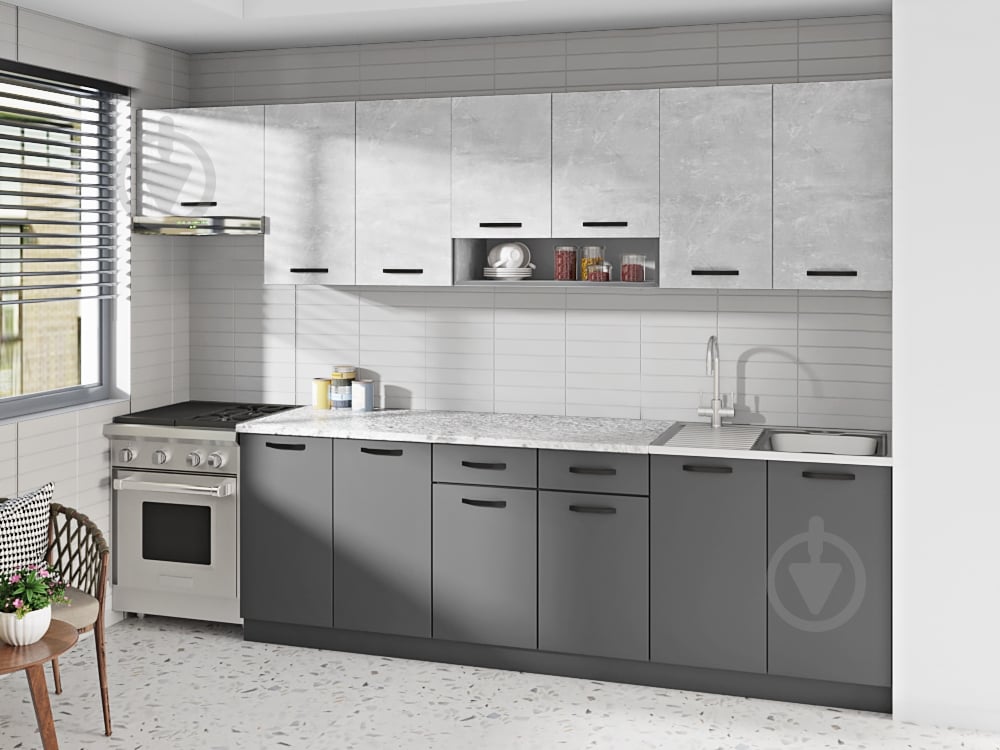 Кухня ViANT Industrial light ЛДСП 3 м - фото 1