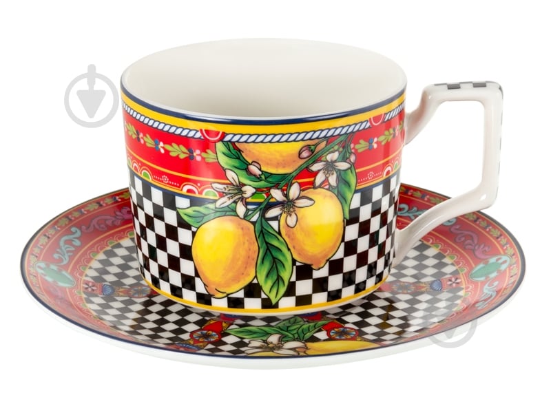 Набор чайный Hanna Dolche Lemons 250 мл 4 предмета 922-095 - фото 3 Набор чайный Hanna Dolche Lemons 250 мл 4 предмета 922-095 - фото 3