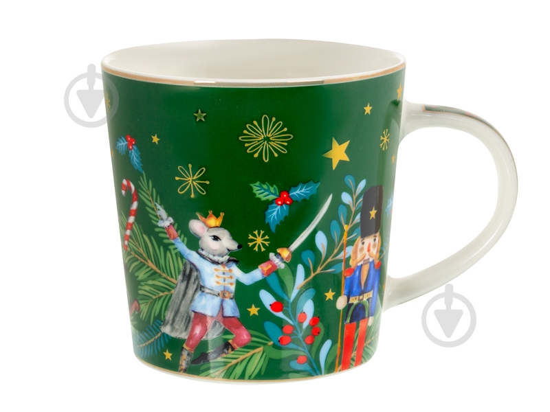 Чашка Lefard Green Christmas 450 мл 922-099 - фото 1