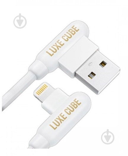 Кабель Luxe Cube 1 м белый (9998686444243) - фото 1