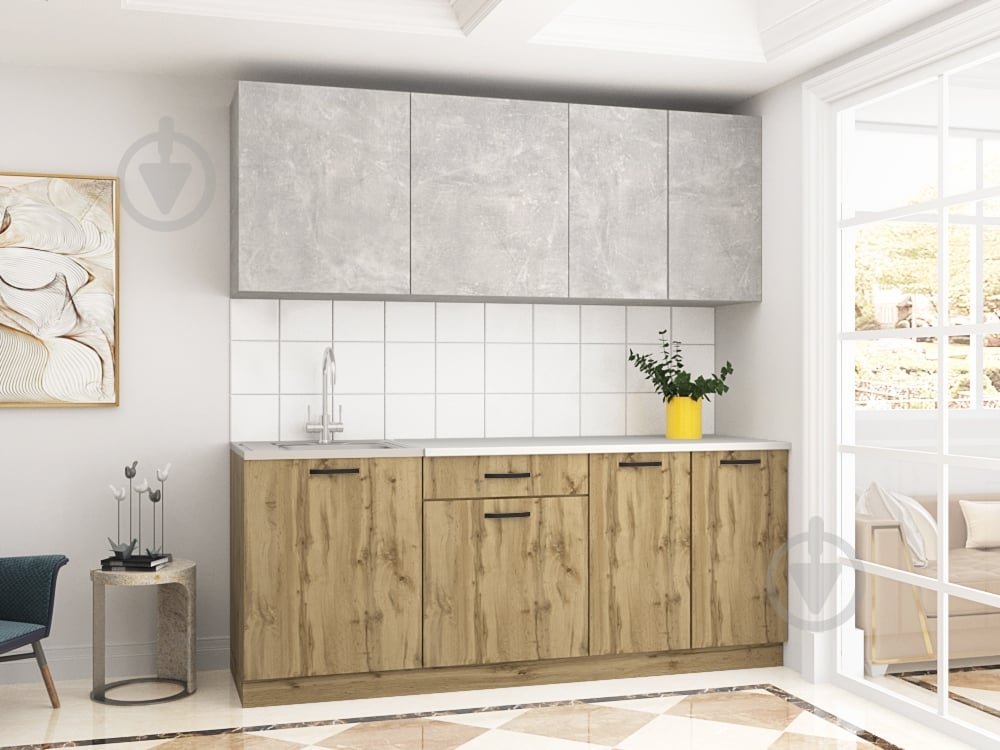 Кухня Industrial ЛДСП 2 м - фото 1