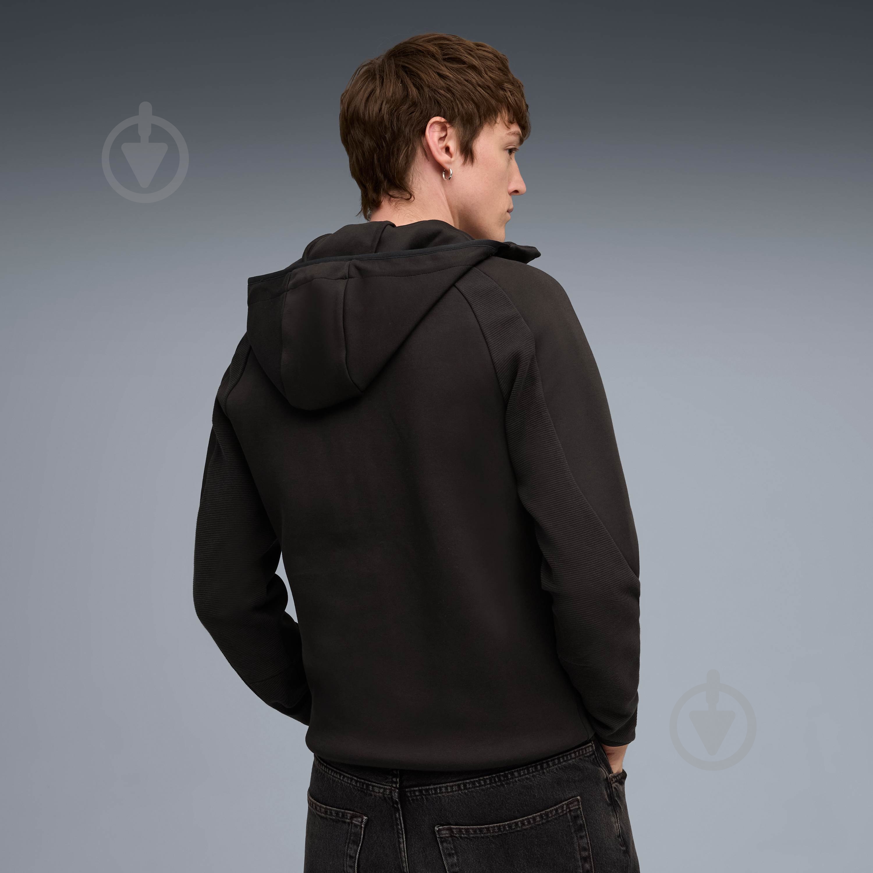 Джемпер Puma EVOSTRIPE FZ Hoodie DK 68823101 р.2XL чорний - фото 2