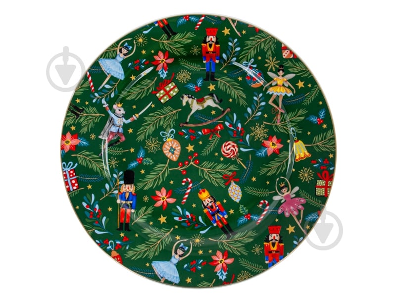 Набор десертных тарелок Lefard Green Christmas 19 см 6 шт. 922-071 - фото 3 Набор десертных тарелок Lefard Green Christmas 19 см 6 шт. 922-071 - фото 3