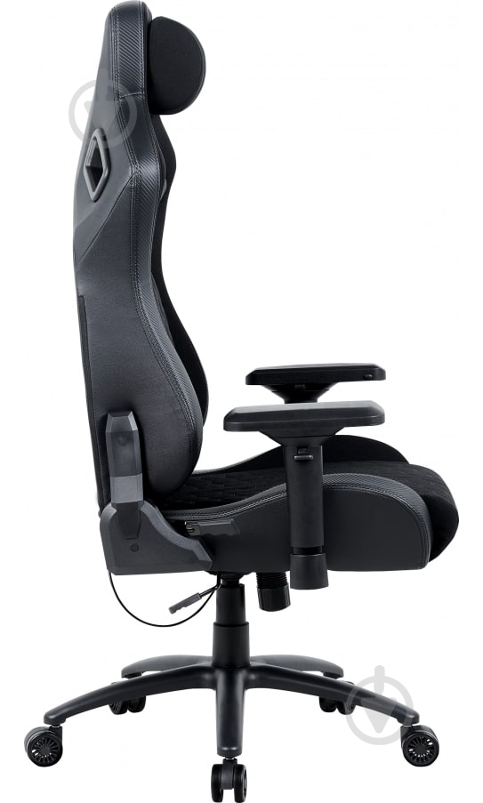 Кресло игровое GT Racer X-7341 черный - фото 3