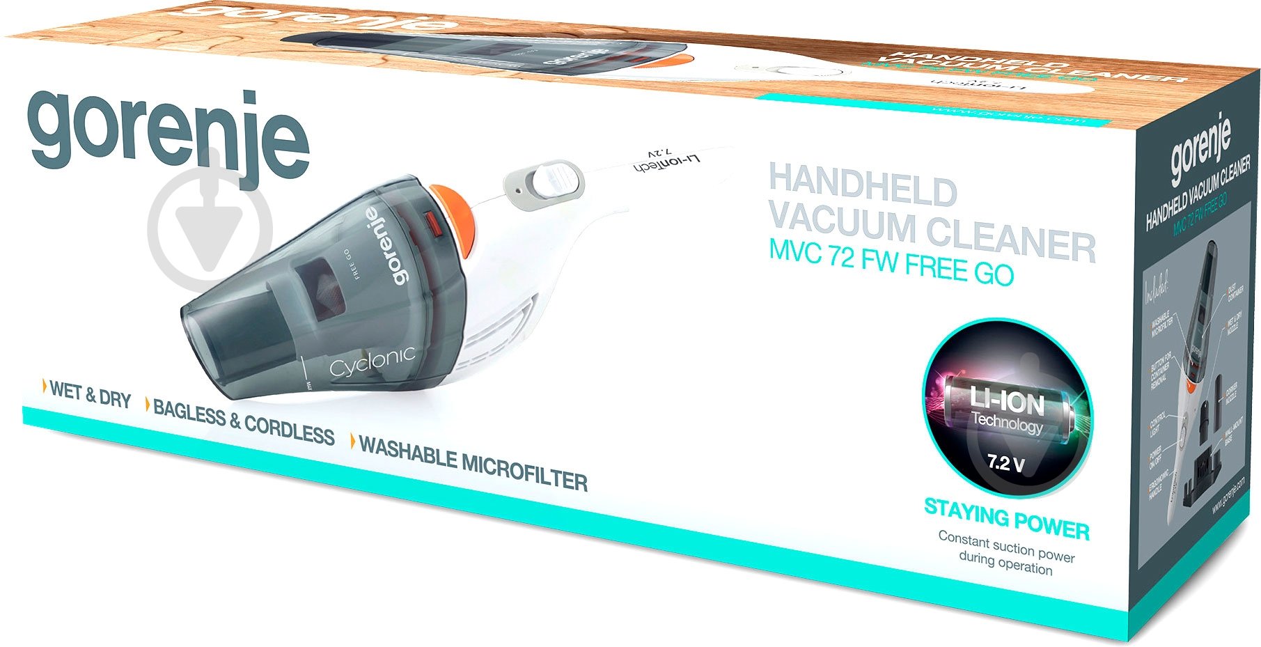 Пылесос Gorenje MVC72FW white - фото 9