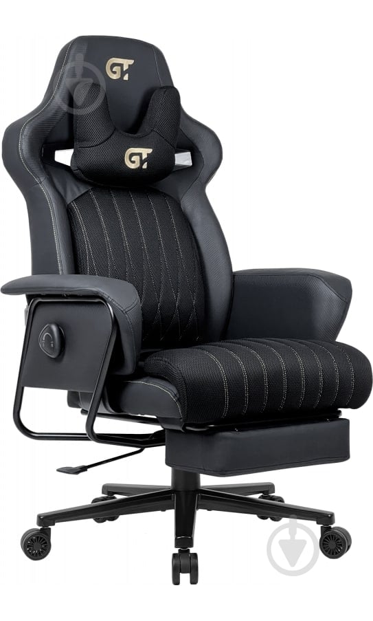 Кресло игровое GT Racer X-7484 черный - фото 1 Кресло игровое GT Racer X-7484 черный - фото 1