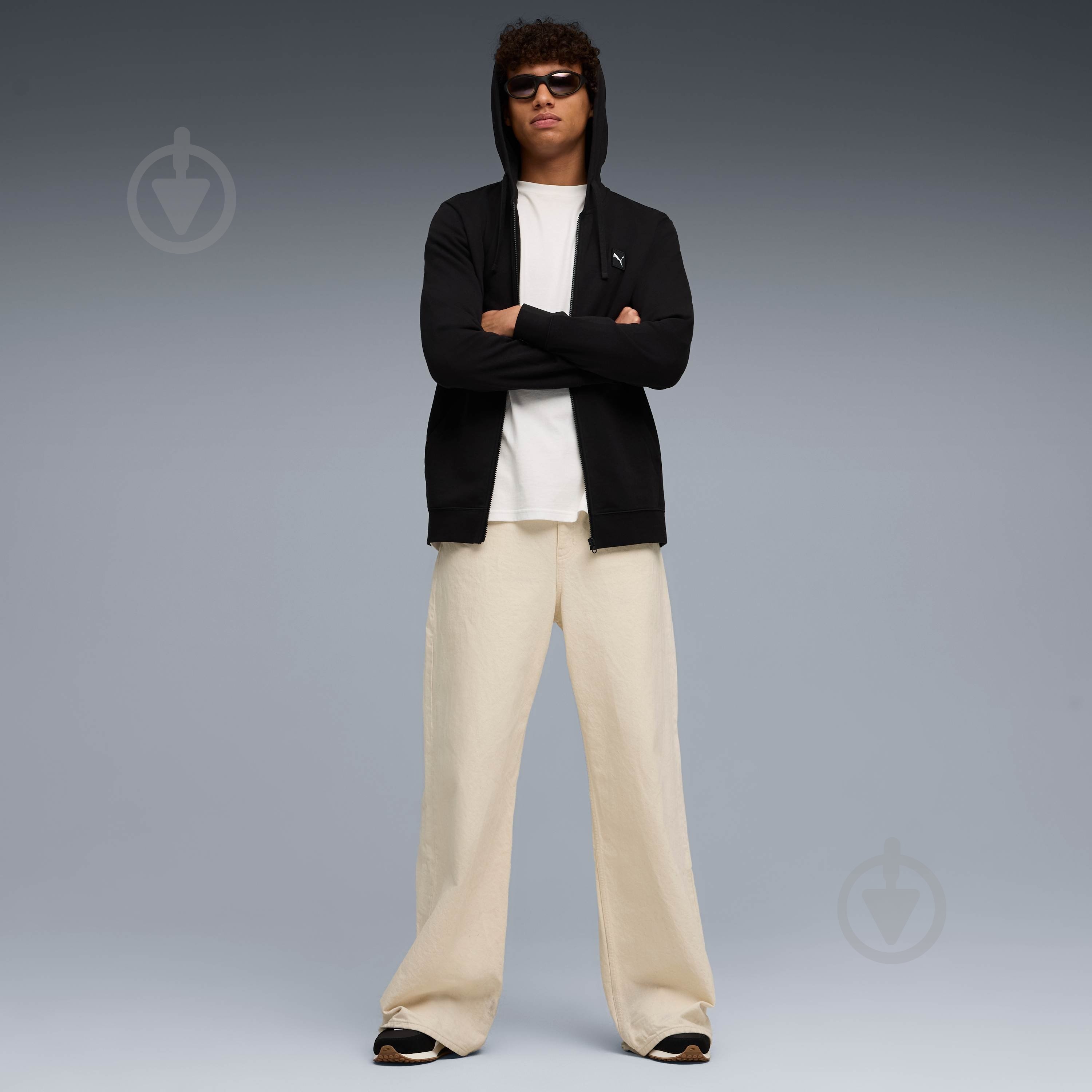 Джемпер Puma ESS ELEVATED FZ Hoodie FL 68825501 р.2XL чорний - фото 3