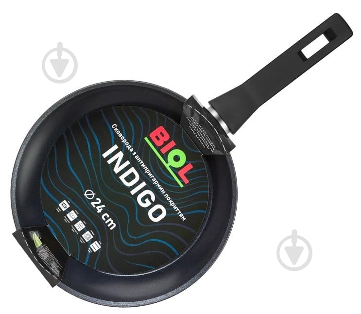 Сковорода Biol Indigo 28 см 28077P - фото 1 Сковорода Biol Indigo 28 см 28077P - фото 1