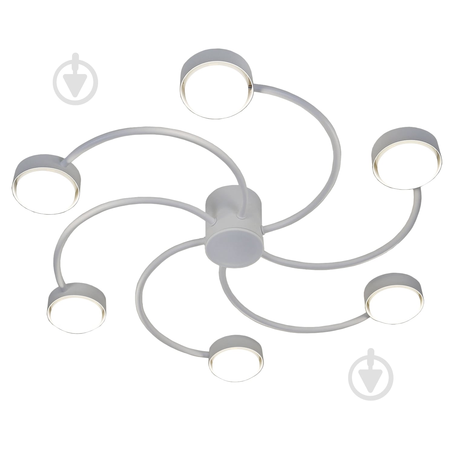 Люстра стельова Victoria Lighting 6x12 Вт GX53 білий World/PL6 white - фото 1