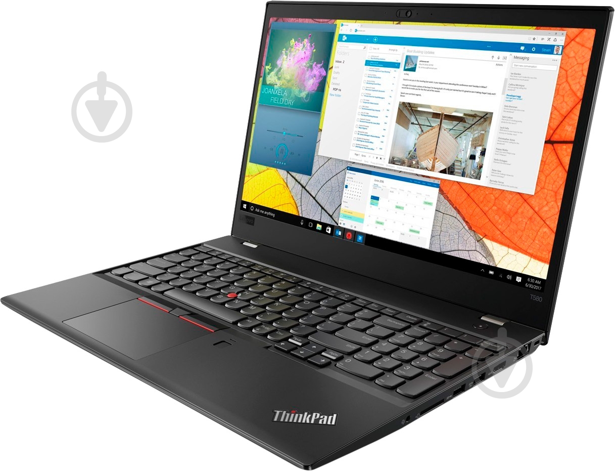 Ноутбук Lenovo ThinkPad T580 15.6" (20L9003NRT) black - фото 2 Ноутбук Lenovo ThinkPad T580 15.6" (20L9003NRT) black - фото 2