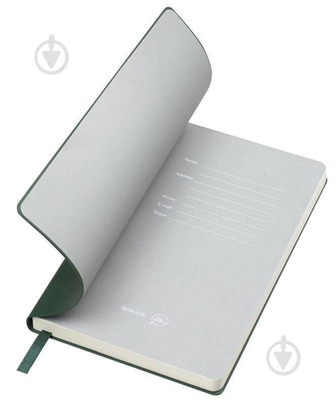 Блокнот для записей FUNKY зеленый/серый - фото 2